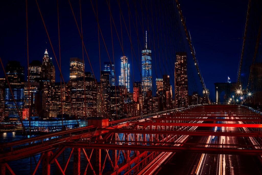 skyline night